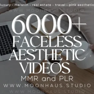 6000+ Aesthetic Faceless Video Reels + Story MRR & PLR resell | Affiliate Marketing, Email, Social Media mrr DFY Instagram Templates Digital