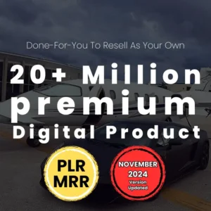 20+ Million Digital Products Bundle Resell MRR PLR, Digital Downloads, passive income, Luxury Reel, AI Prompt, Faceless Social Media Post