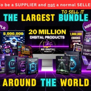 20 Million Digital Products to Sell | Master Resell Rights Products | Digital Products Bundle | PLR Bundle Digital Products | Passive Income