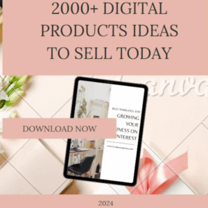 2000+ DIGITAL Products Ideas 2024, Digital Downloads, Passive Income, Create sell Today, Best Small Business Ideas