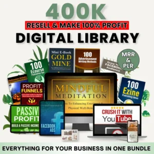 400K+ Digital Products Bundle | PLR & MRR Resell Rights | Ready-to-Sell Passive Income Digital Assets
