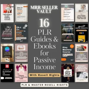Make Money Online Done For You Course PLR MRR Bundle Ready to Sell MRR Courses Digital Marketing Course to Sell on Master Resell Rights